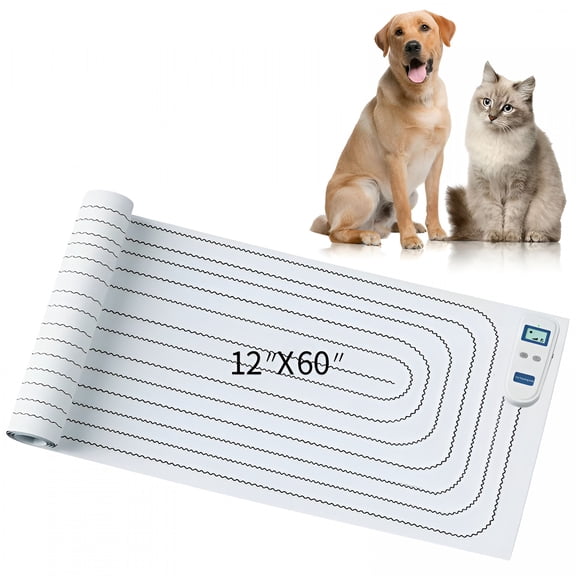 GJX Pet Shock Mat for Dogs and Cats; Electric Training Mat to Keep Pets Off Couch, Bed, Kitchen Counter with 3 Training Modes