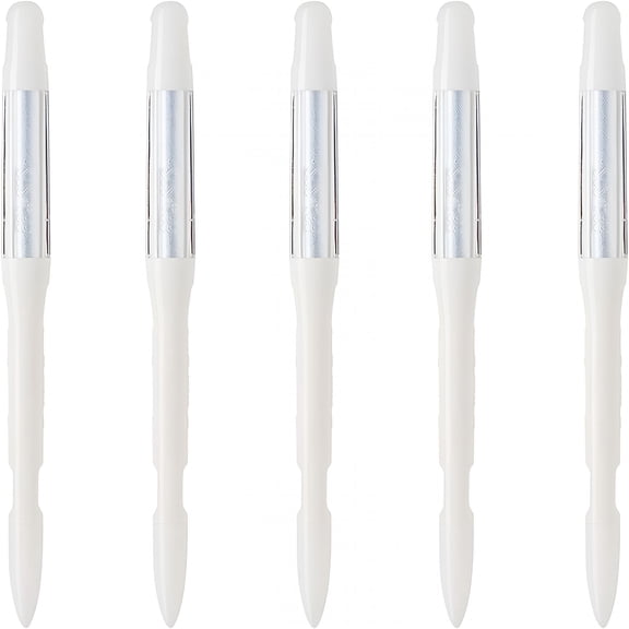 GJX Plant Soil Moisture Sensor, Set of 5 (White, Small)