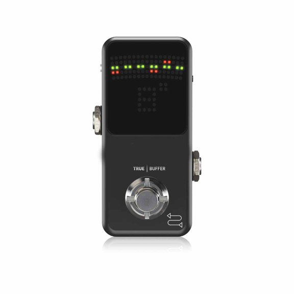 GJX Polytune 3 Noir Tiny Polyphonic Tuner with Multiple Tuning Modes and Built-In Buffer,Multiple Tuning Modes Guitar Tuner Pedal