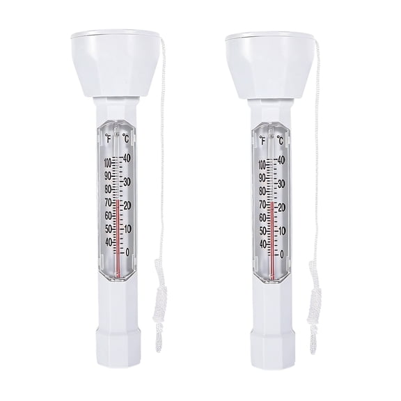 GJX Pool Thermometer Floating Easy Read, Pool Thermometer Wireless, Floating Pool Thermometer for Swimming Pool, Spa, Hot Tub, Aquarium, Backyard Pool, Ice Bath, Portable PVC Water Thermometer