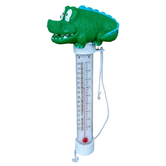 GJX Pool Thermometer Floating Easy Read, Pool Thermometer Wireless with String, Floating Pool Thermometer for Swimming Pool, Spa, Hot Tub, Ice Bath, Aquarium, Pond, Portable PVC