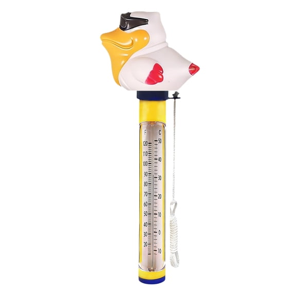 GJX Pool Thermometer Floating Easy Read, Wireless Pool Thermometer for Backyard Swimming Pool, Spa, Hot Tub, Ice Bath, Aquarium, Pond, Portable Floating Water Thermometer PVC