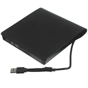 GJX Portable External Blu-Ray DVD Drive, USB 3.0 Type-C Optical Writer Burner, Plug and Play CD Reader for Laptop Desktop