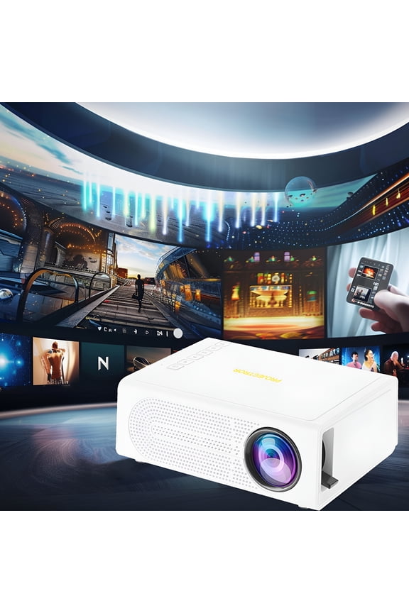 Portable Mini Projector with 1080P Hd Support, Led Home Theater for Movies And Presentations, Compatible with Hd Display Interface Usb And Audio Interfaces