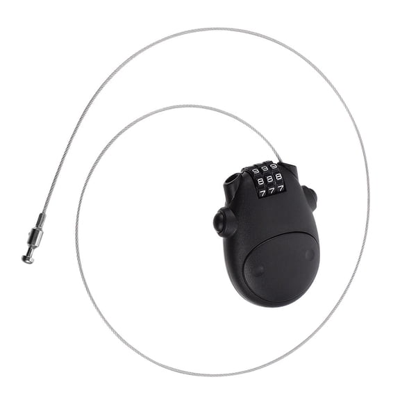 GJX Portable Retractable Steel Wire Lock For Stroller And Bikes Lightweight Adjustable, And Extendable Cable Lock For Multi-Use Security, for Scooter, Gate, Ladder, Luggage, Toolbox, Sports Gear