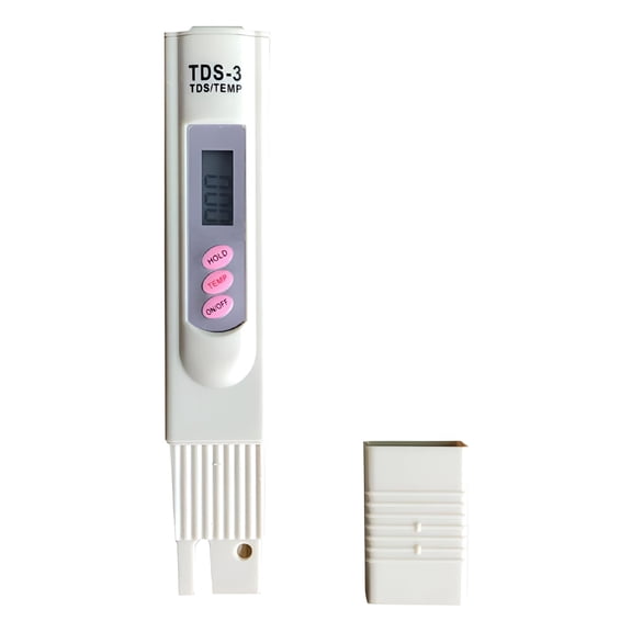 GJX Portable TDS Water Quality Tester, Digital LCD Meter Pen with Auto Temp Compensation, High Precision PPM Monitor for Drinking Water, Aquariums, Hydroponics, and Pools