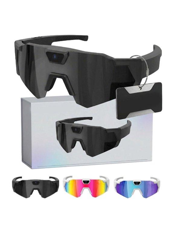 Pov Glasses 4K Baseball Sunglasses Camera Smart Men Women Video Action 2026 Eyeglasses Running Style Meets Function Sports Cycling Hiking Hd (Black)