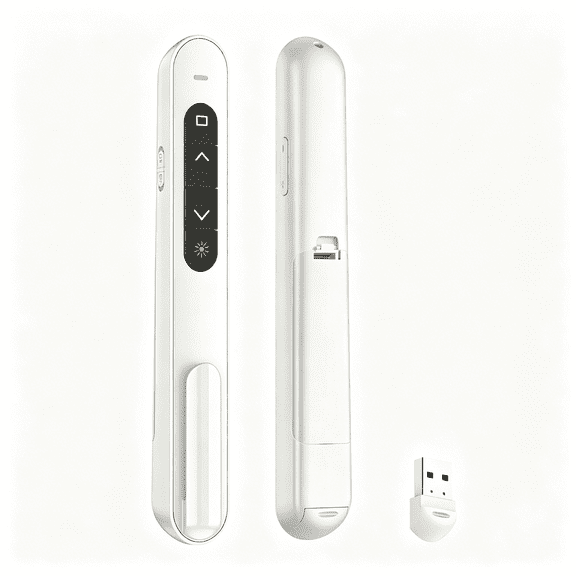 GJX Presentation Clicker with Volume Control,2.4Ghz Usb Wireless Presenter Remote,Clicker Slide Advancer Compatible with Mac,Windows,Keynote