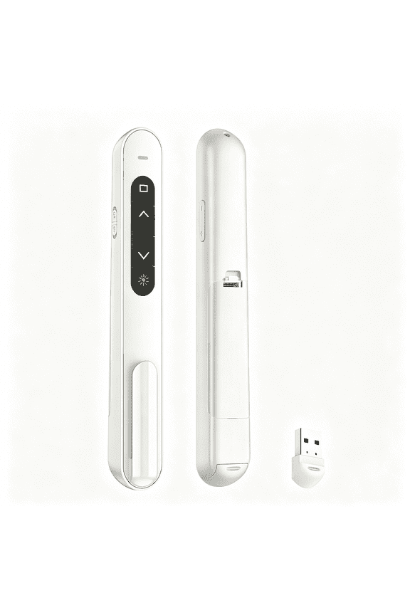 Presentation Clicker with Volume Control,2.4Ghz Usb Wireless Presenter Remote,Clicker Slide Advancer Compatible with Mac,Windows,Keynote