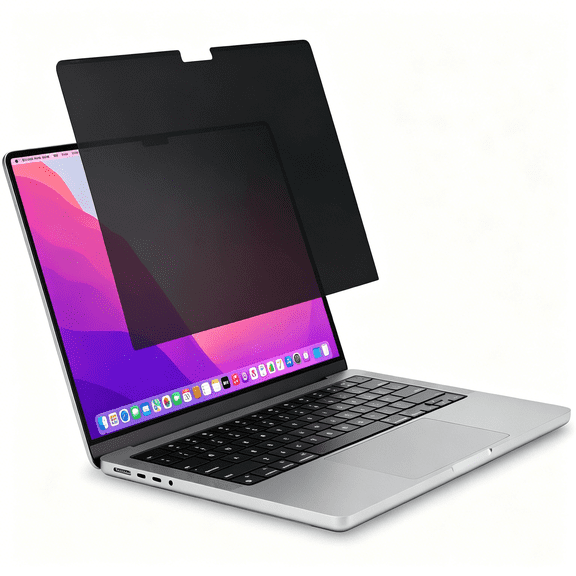 GJX Privacy Screen MP14 for 14 inch MacBook Pro(2021-2024,M1,M2,M3,M4,Pro,Max),Removable Laptop Privacy Screen,Anti Glare Blue Light Screen Protector