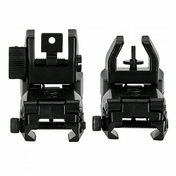 GJX Professional Flip up Backup Sight Front & Rear Sight with Wrench 2 Pieces