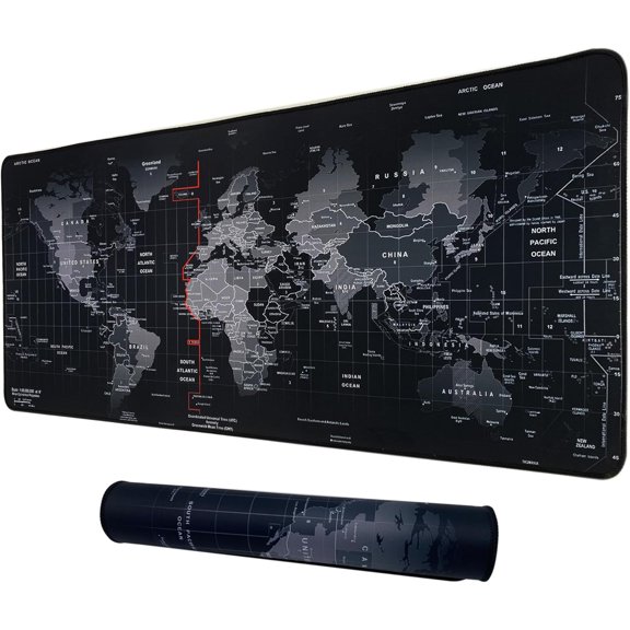 GJX Professional Large Mouse Pad,31.5 X 11.8 in Extended Gaming Mouse Pad,Smooth Lycra Fabric,Non-Slip Rubber Base,Precision Stitched Edges,For Work,Gaming,Writting & Home-80X30