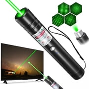 GJX [Professional] Rechargeable Green Laser Pointer High Power Green Beam Laser Light Long Distance Range for Tv/Led/Lcd Screens Tactical Flashlights Presentation Office/Outdoors/Astronomic [001]