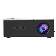 GJX Projector,1080P High-definition Picture Quality Mini Projector,Multi Device Interface Movie Projector,Black