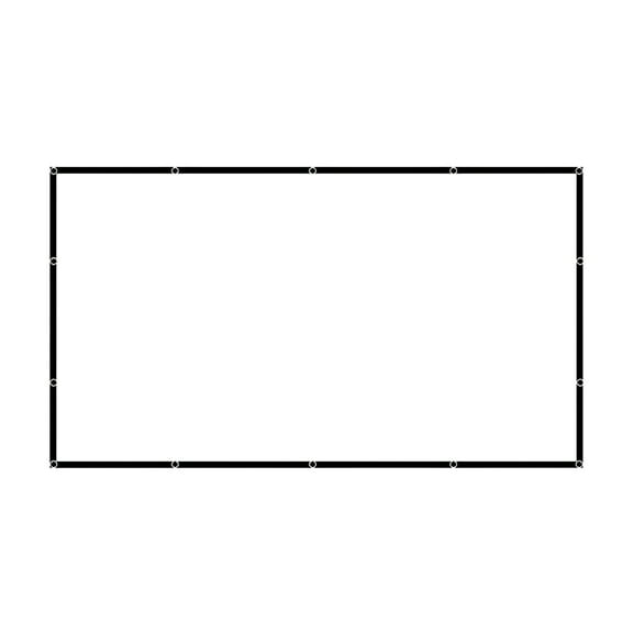 GJX Projector Screen 100 Inch Foldable 16:9 Projector Screen Home Projector Screen