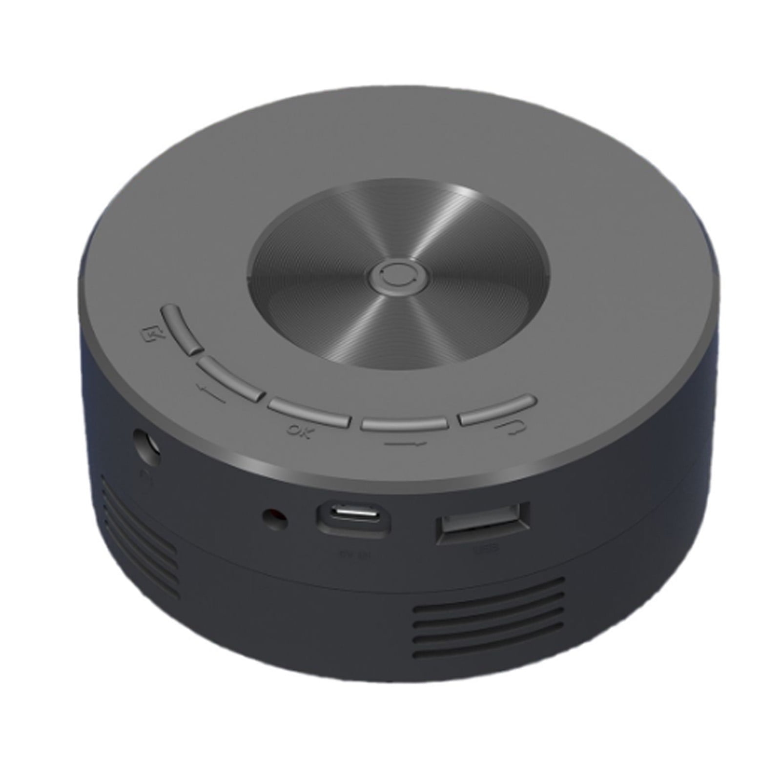 GJX Projector,Wired Screen Sharing Function Mini Projector,Multi Functional Interface Small Projector