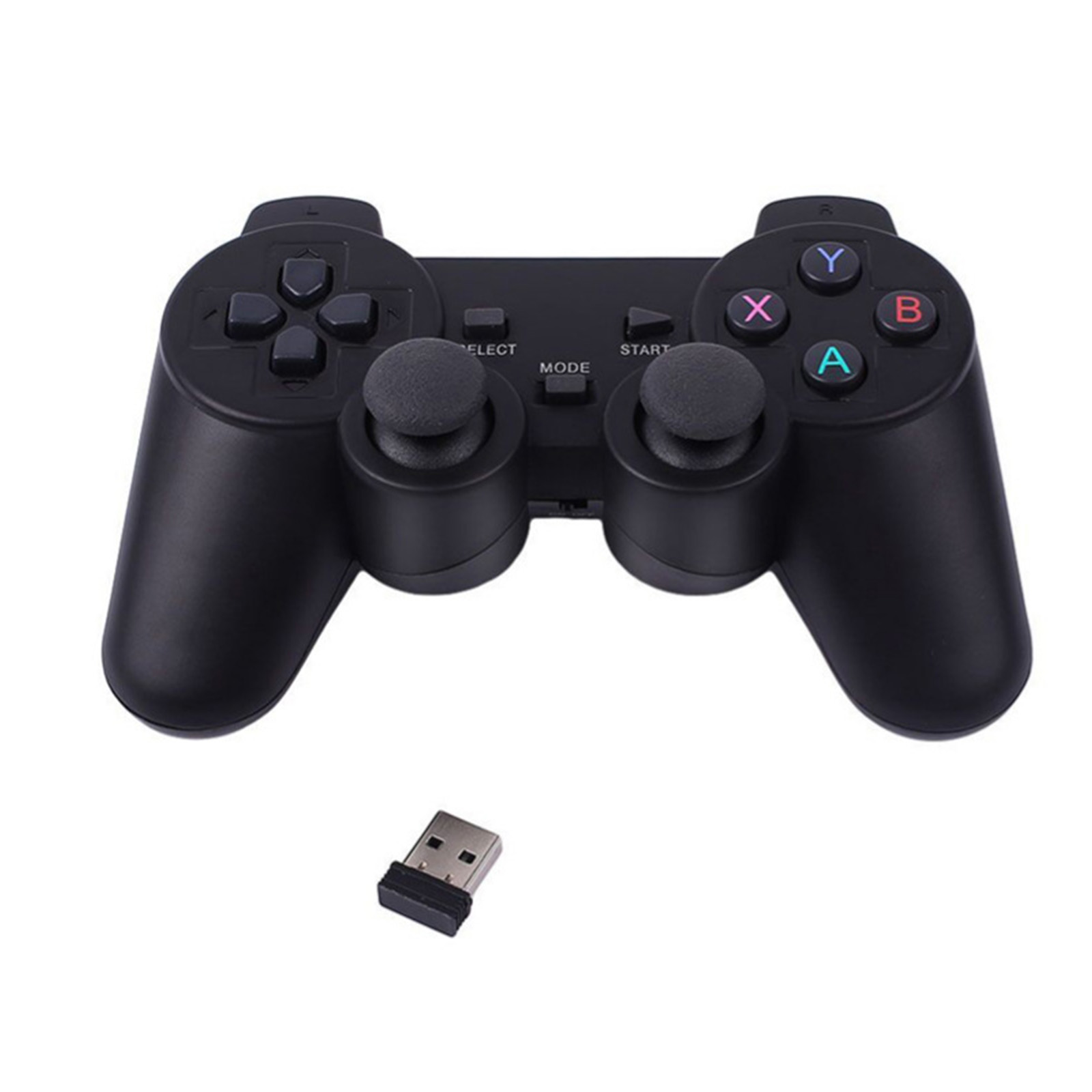 GJX Controller Wireless for PS3, PlayStation 3, 2.4G Reliable Signal, Vibration Feedback, Auto Sleep Mode