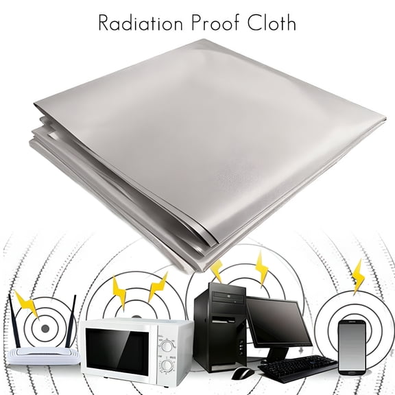 GJX RF EMF Protection Reducing RFID Signal WIFI Blocking Conductive Shielding Fabric 1 Meter