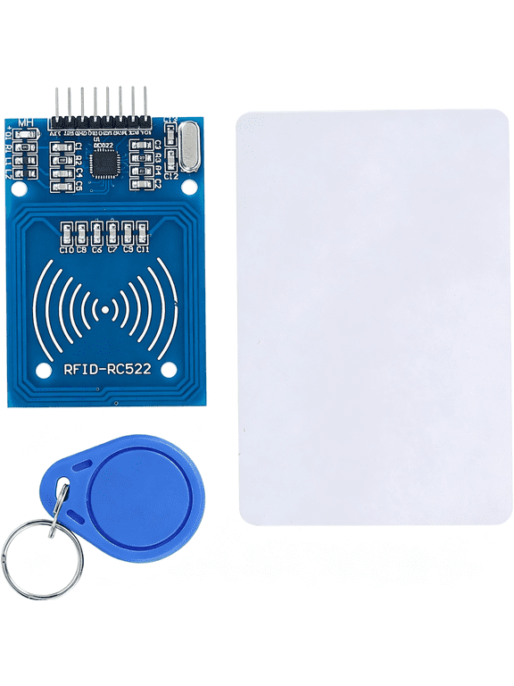 Reader Module Kit Mifare Rc522 Reader Module with S50 White Card and Key Ring Compatible with Arduino Raspberry Pi High Performance Rfid Reader
