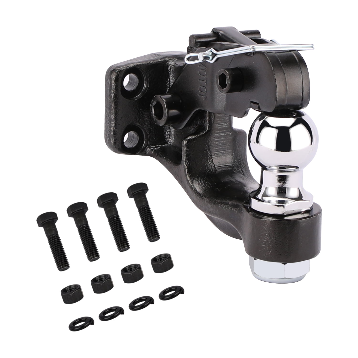 GJX Receiver Hook Combination Hitch Ball 2 Fits Hitch Hook Military