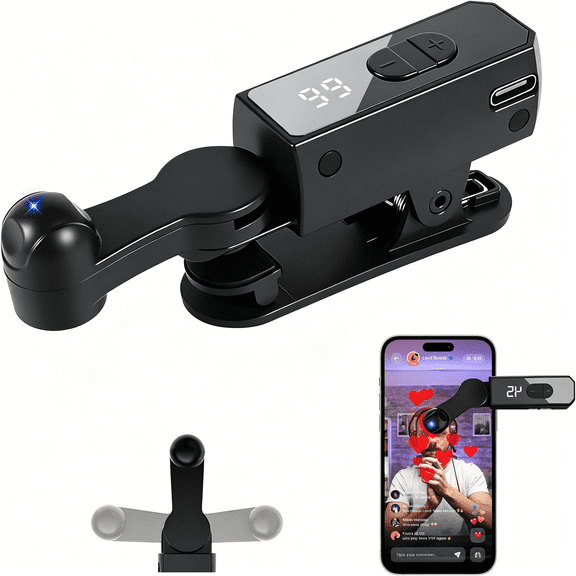 GJX Rechargeable Auto Clicker for Iphone Android,Wireless Screen Tappers for Tiktok,Portable Phone Tapper for Smartphone,Live Broadcasts Likes,Streaming Device