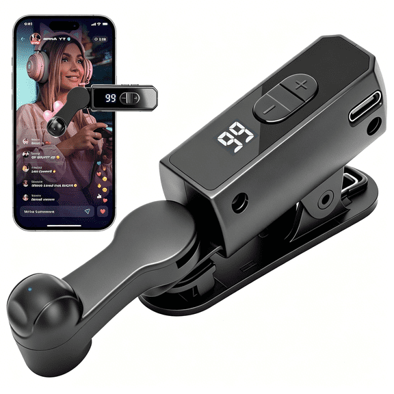 GJX Rechargeable Auto Clicker,Phone Screen Device Speed Clicker for Iphone Ipad Android,Silent&107 Adjustable Speeds,Smart Tapper for Game,Live Broadcasts Likes,Reward Task