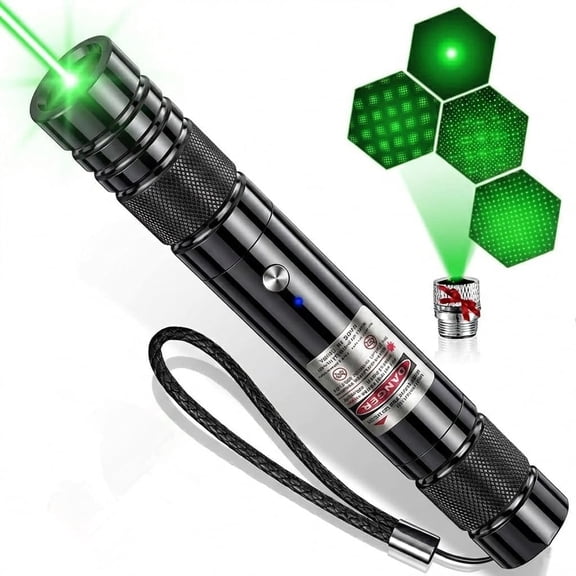 GJX Rechargeable Green Laser Pointer High Power,Long Range Laser Pointer Pen High Power for Astronomy,Architecture,Outdoor Adventures