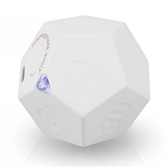 GJX Rechargeable Pomodoro Cube Timer, 11 Preset Time Management Tool with LED Indicator & Vibration, Portable for Study & Cooking