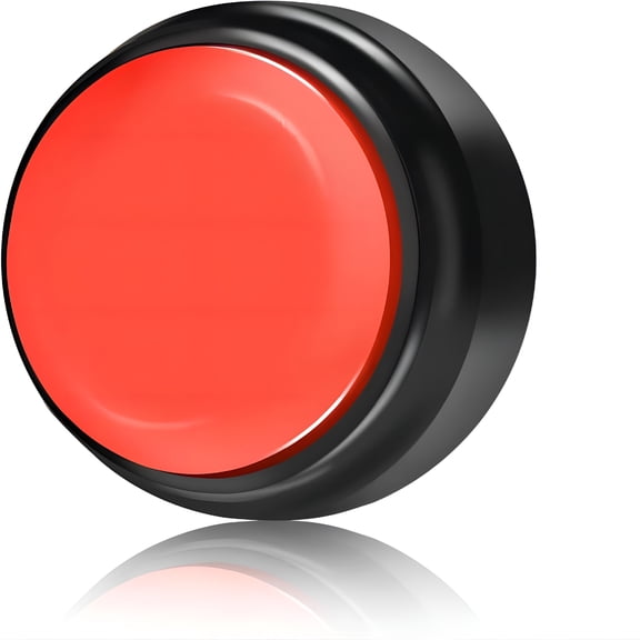 GJX Record Talking Button Easy Button Recording Voice Button Funny Officetoys Multifunctional Dog Buttons Talk for Communication-Classroom-Friendly Recordable Sound Buttons Buzzer Button