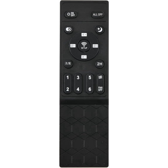 GJX Remote Control for Ceiling Fan with Lights,Adh-Cfl02,Adh-Cfl04,Adh-Cfl05,Adh-Cfl06,Adh-Cf07,Adh-Cf08,Adh-Cfl09,Adh-Cfl10,Adh-Cfl11,Adh-Cfl12 Remote Control for Low Profile Ceiling Fan