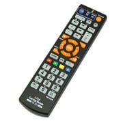 GJX Universal Smart IR Copy Controller, 126-Key Learning Remote for TV, Cable & DVD, One-Key Setup Replacement