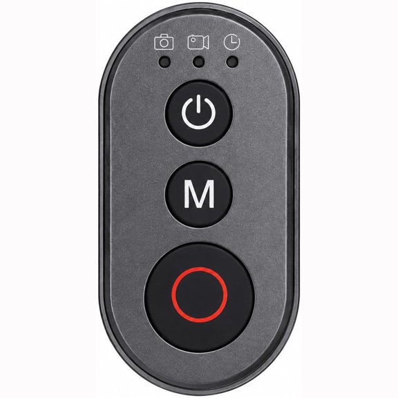 GJX Remote Controller for Action Cameras & Smartphones, 30M/98.4Ft Wireless Range, for 13/12/11, Action 6/5 Pro/4, X5/X4/X3, Remote for Vlogging, Cycling