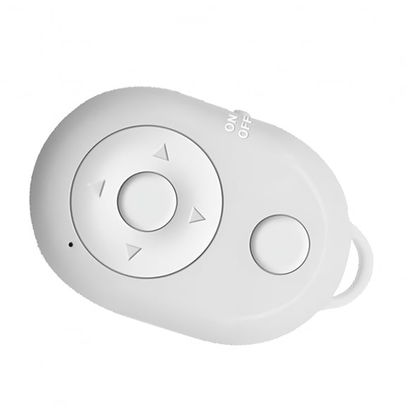 GJX Remote Shutter Page Turner Home Supplies Wireless Controller Battery-operating Simple Operation Rechargeable Controlling Device White