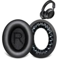 thumbnail image 1 of GJX Replacement Ear Pads for Bose Qc45/35/25/15/Qc2/Ae2/Ae2W/Sound Link/Sound True Headphones,Softer Leather,Noise Isolation Memory Foam,Added Thickness,Durability,Quiet Comfort(Black,A Pair), 1 of 7