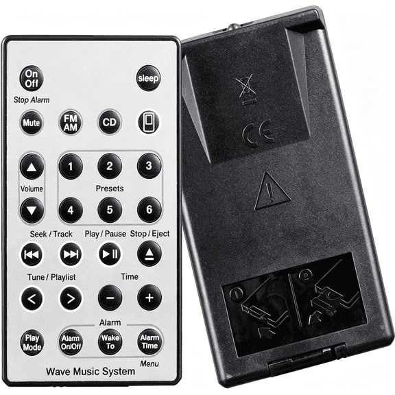 GJX Replacement Remote Control for Wave Sound Touch Music Radio System(Without Battery)