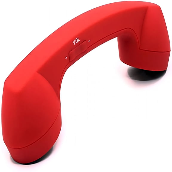 GJX Retro Bluetooth Handset with Wireless Bluetooth, Comfortable Radiation-Proof Design for Clear Calls on Cell Phones, Computers and Laptops