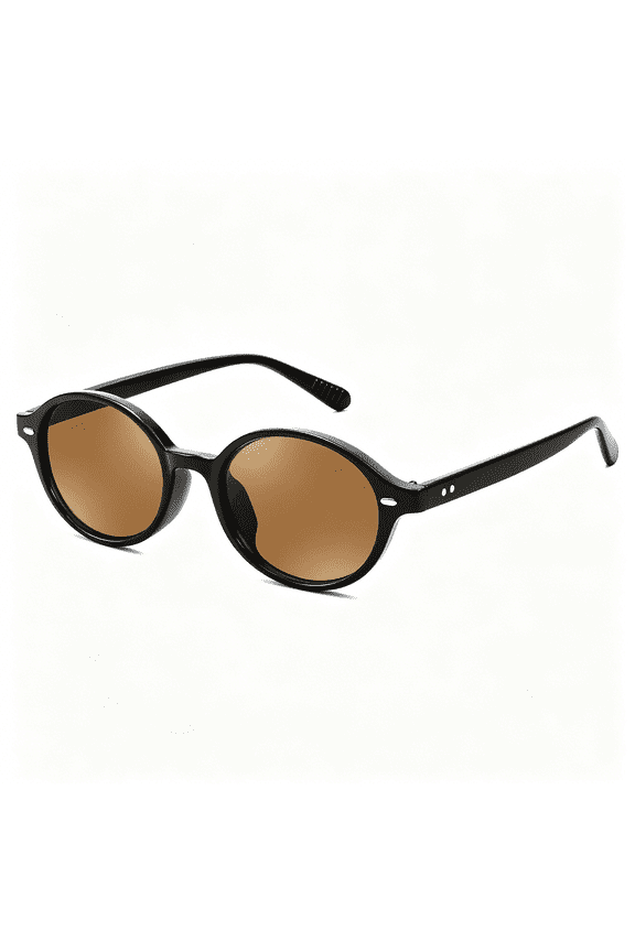 Retro Oval Sunglasses for Women 90S Narrow Round Lightweight Shades Y2K Trendy Sunnies Y2K Sunglasses for Women