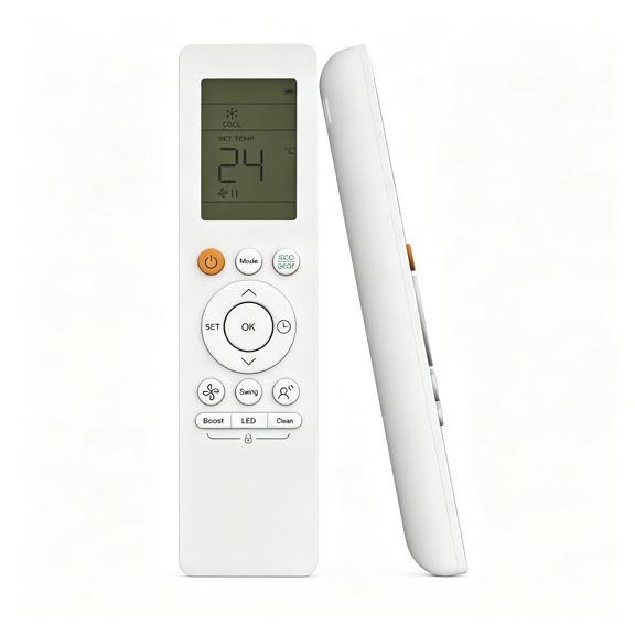 GJX Rg10A Replacement Ac Remote Control for Midea Air Conditioner Remote Control Rg10A-Bgef Rg10A(B2S)/Bgef Rg10A/Bgef Rg10L1(2Hs)/Bgef,Air Conditioner Remote with Celsius/Fahrenheit