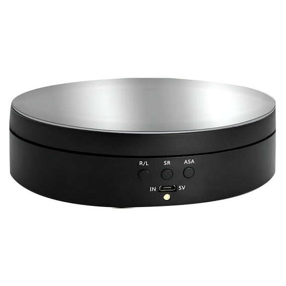 GJX Rotating Display Stand 360 Motorized Rotating Display Turntable Display Stand with USB Power Cable for Photography Products and Shows