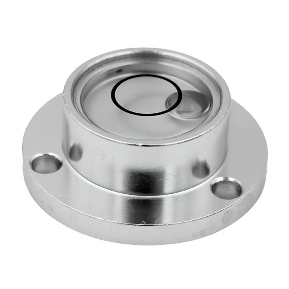 GJX Round Bubble Level, High Precision Stainless Steel Mini Level Tool for Camping, RV, Boat, Workshop and Home, Small Portable Leveling Instrument