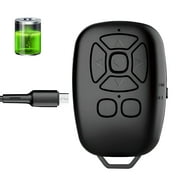 GJX 2026 New Scrolling Ring App Page Turner - Phone Remote Control Controller for Camera Remote - Music Control - Fingertip Scrolling Ring for Tablet Novels Photos Videos Black