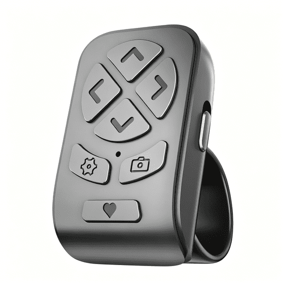 GJX Scrolling Ring Remote, Scroller Page Turner Clicker for iPhone iPad Android Phone Tablet APP, Remote Shutter Control for Phone Camera