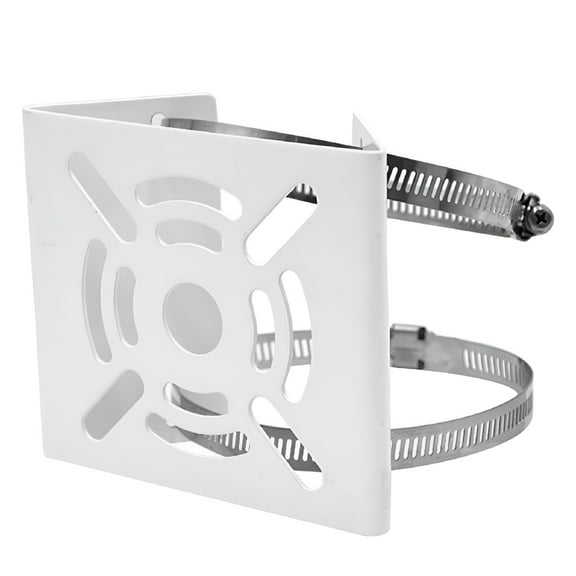 GJX Security Camera Mount Bracket Camera Pole Mount Adapter With Fixing Rings For Camera