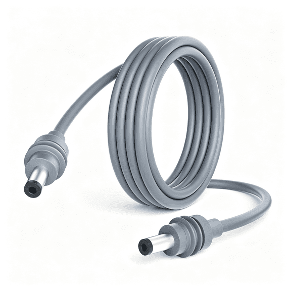 GJX Short Starlink Mini Cable 2M/6.5Ft Starlink Mini Dc Power Cord Gray | Waterproof Replacement Dc to Dc Power Cable,Barrel Jack Cord 5.5 X 2.1Mm,Outdoor Power Wire for Starlink Mini Use