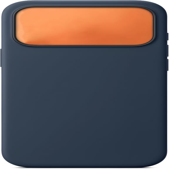 GJX Silicone Case with Camera Control: Lightweight Phone Case, Wireless Charging Compatible, Smooth Matte Finish; Midnight