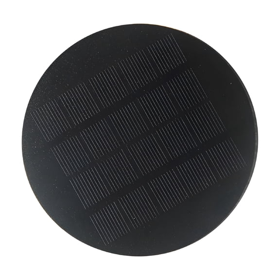 GJX Sleek Design Lightweight 1W Round Solar Panel Suitable for Multiple Devices
