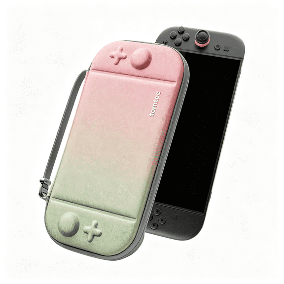 GJX Slim Carring Case for Switch 2,Military Grade Protection | Odorless Felt Protective Hard Shell with 12 Game Card Slots,Portable Travel Storage Bag with Original Patent,Soft Interior