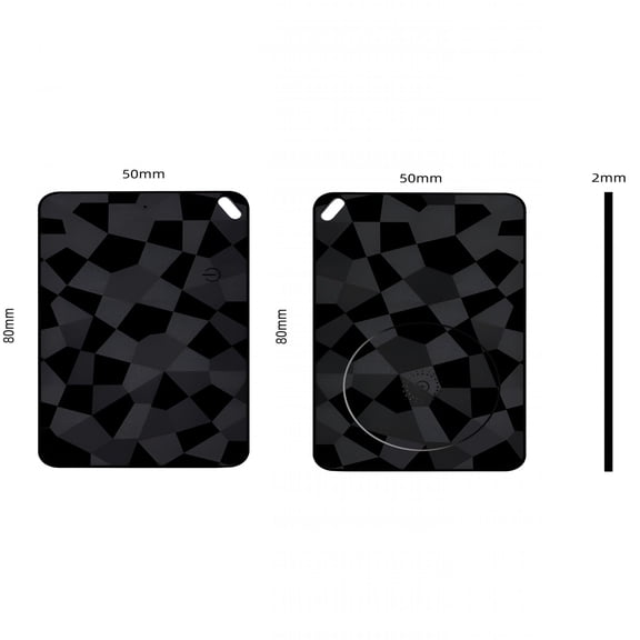GJX Slim Wallet Tracker Card, Bluetooth Smart Locator for Luggage & Passports, Works with Find My & Google