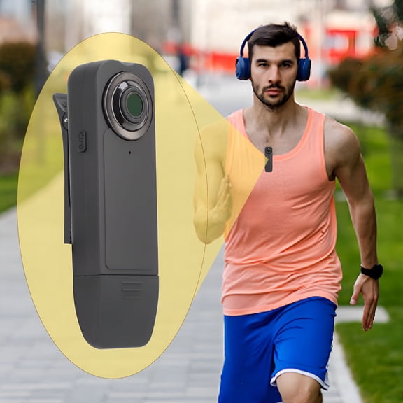 GJX Small Body Camera with Audio and Video Recording, Portable Mini Video Recorder with Night Vision