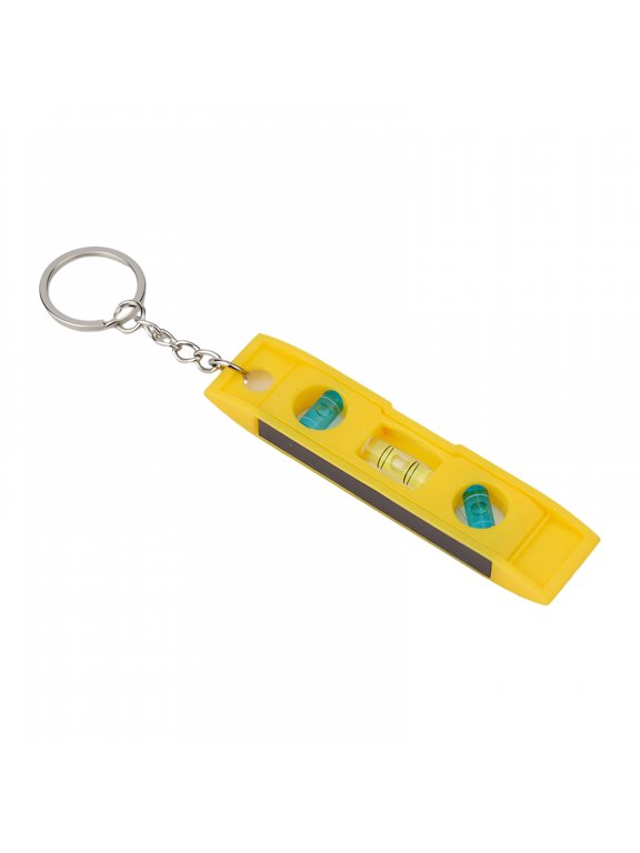 Small Magnetic Torpedo Level Linear Bubble Level with Keychain Layout Tools